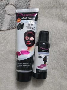 Charcoal Mask Cream Set