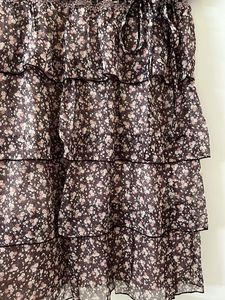 Sparkly Ruffle Floral Dress