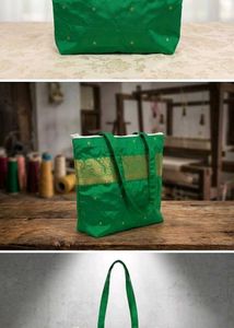 Elegant Green Tote Bag