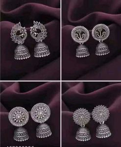 combo pack of 6 Jhumka Earrings Set