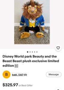 Disney Beast Plush Toy