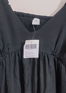 SSS brand, Black Cocktail Dress. Speghetti Strap Unused Black Dress, Suitable For Beach, Party, Cocktail Wear