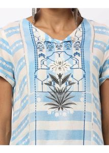 Blue And White Kurti From W