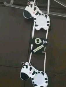 Fisher-Price Wooden Photo Frame : Zebra