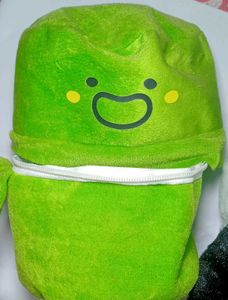 Cute Panda Plush Toy with Bamboo
