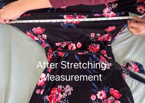 H&amp;M Floral Velvet Mini Dress