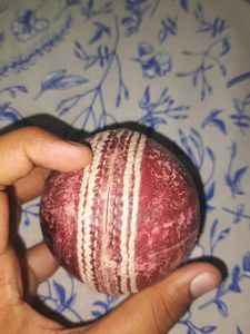 a leather ball signed by Virat and msd