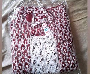Marron Kurta set