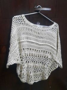 Boho Crochet Knit Top