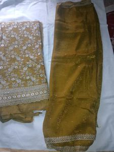 Embroidered original Jimmy choo dress material