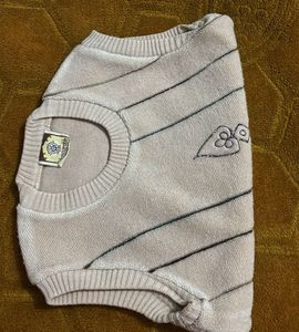 Striped Knit Sweater Vest