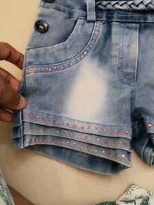 Cute Floral Kids Overalls