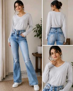 Trendy Flare Jeans