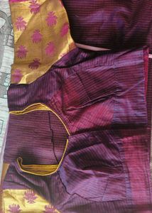 brand new jamuni Purple Saree