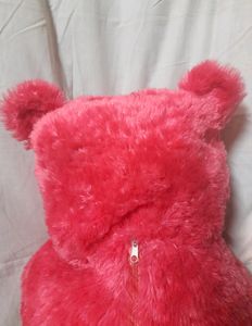 Big Pink Teddy Bear With Heart Couple Kid Gift 🧸
