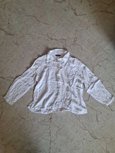Classic White Button-Up Shirt