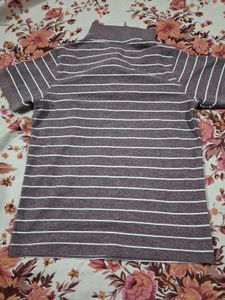 Striped Men's Polo T-Shirt