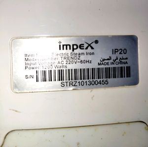 Used Working Iron Box Impex