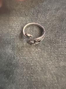Unique Silver Tone Ring