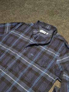 Lacoste Paris Plaid Cotton Shirt | Tonal Croc Regu