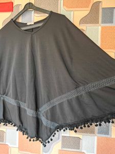 Black Embellished Kurta
