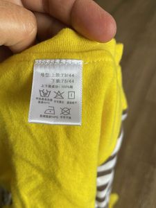 Adorable Yellow Giraffe Baby Romper