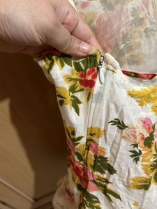Flower Print Summer Cotton Top
