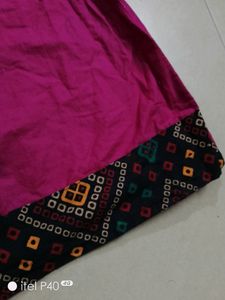 Rose Pink Anarkali Kurthi