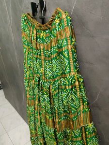 Bohemian Tiered Print Skirt