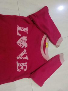Girls 'Love' Sweater