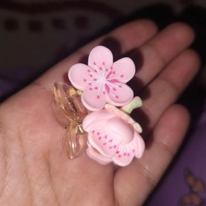 Cute small Flower Hair Claw Clips