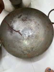 Used Kadai and Kadhai Set