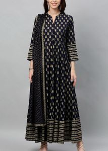 ANARKALI KURTA WITH DUPATTA