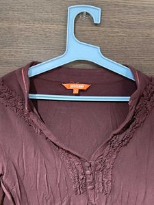 Elegant Long Sleeve Tunic Top