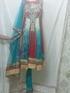 Embroidered Anarkali Gown