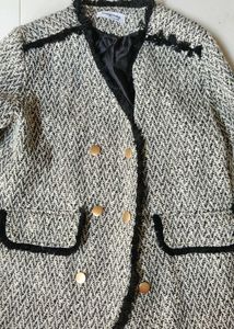 Chic Tweed Blazer Jacket