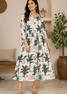 🐅🦢🦌Animal print rare kurti