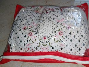 white Georgette lahenga choli with shrug 🤍