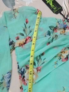 Floral Chiffon Midi Dress