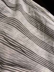 Striped Linen Blend Pants