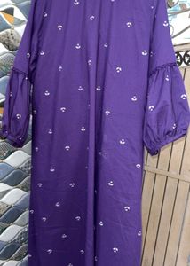 klosia Women Rayon Printed Anarkali kurta Set with