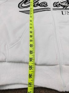 Vintage Eagle Graphic Zip-Up Hoodie