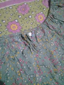 Floral Smocked Waist Dress