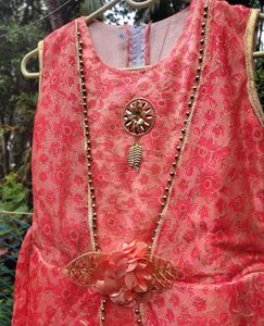 The Beautiful Embroidery Design Girl Dress👗
