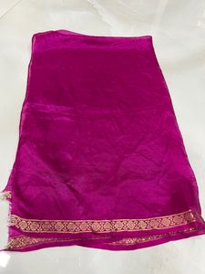 Green &amp; Pink Bandhani Saree