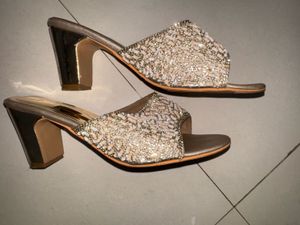 Embellished Heeled Sandals