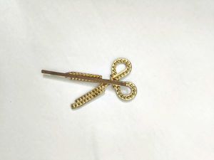 Sparkling Rhinestone Scissor Hair Clip