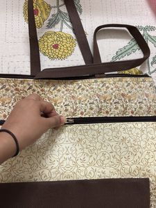 Designer Tote Bag with Intricate Pattern