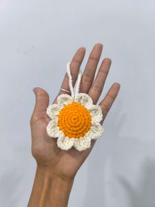 Crochet Daisy keychains
