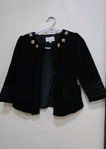 Kids Velvet Jacket 5-6 Years